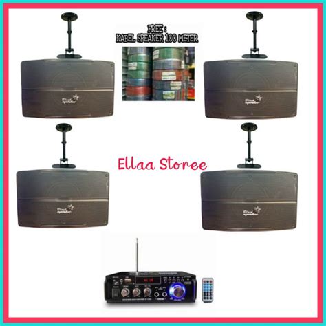 Jual Paket Sound Cafe Dan Restoran Titik Speaker Gantung Ampli