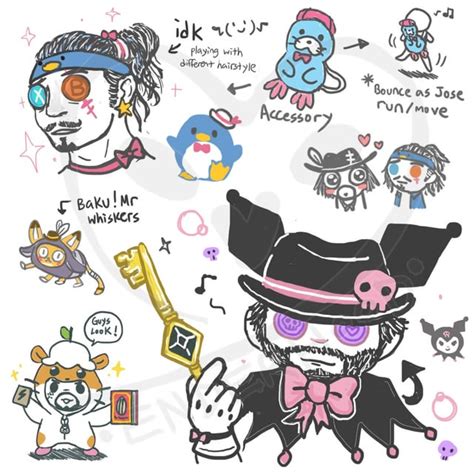 Sanrio x IDV Beard group 🧔🏻. I have doodle some ideas out. Hope you ...