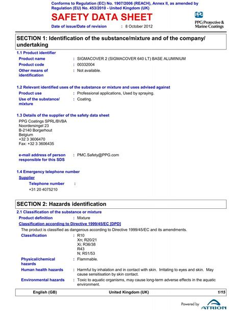 Safety Data Sheet Promain