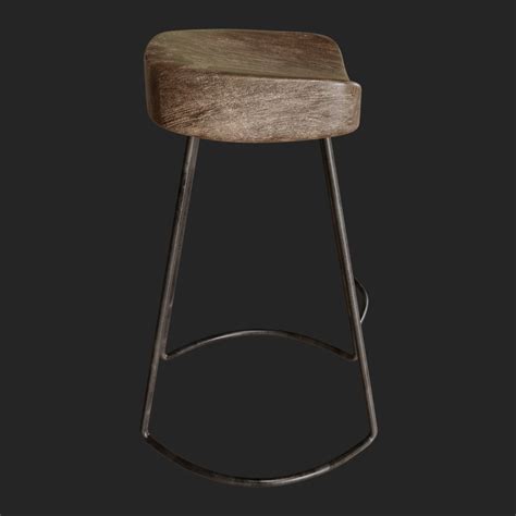 Bar Chair Free 3d Model Cgtrader