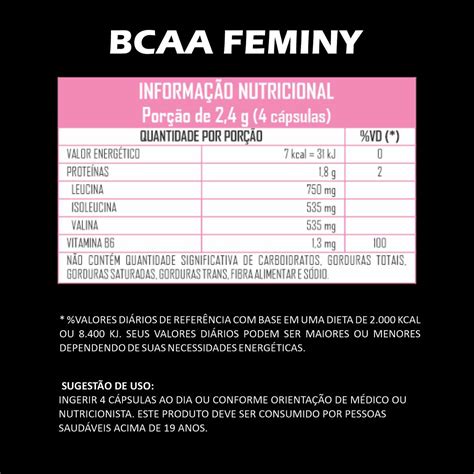 Kit Whey Feminy Testo Feminy Bcaa Feminy Pote Brinde Col Geno