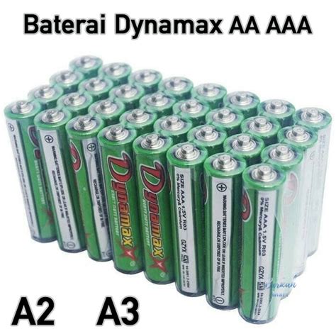 Jual Baterai Dynamax AA AAA 1 5V Not Rechargeable Eco Black Hijau A2 A3