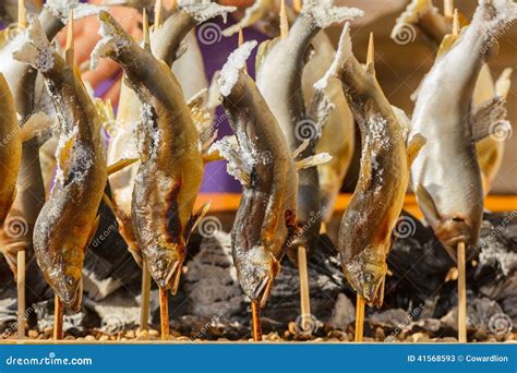 Japanese grilled fish stock image. Image of prepared - 41568593