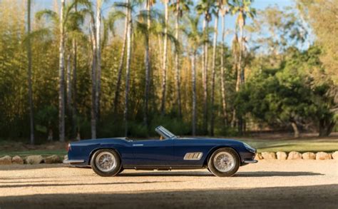 Ferrari 250 Gt California Lwb Cars Blue 1958