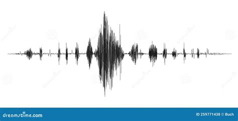 Seismograph Wave Of Earthquake Or Volcano Eruption Stock Vector Illustration Of Seismic