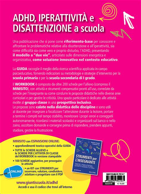 Adhd Iperattività E Disattenzione A Scuola Giunti Editore