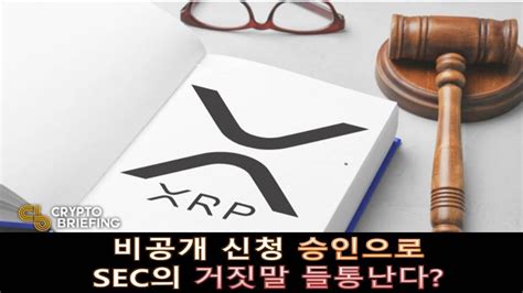 리플 SEC 소송 업데이트 비공개 신청 승인 판결 관련 설명 SEC의 거짓말 들통난다 리플사의 승점 추가 YouTube