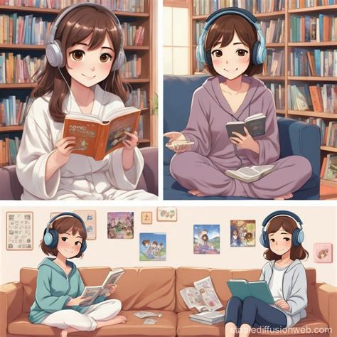 Japanese Anime Style Illustrations Of Asian Beauty Stable Diffusion