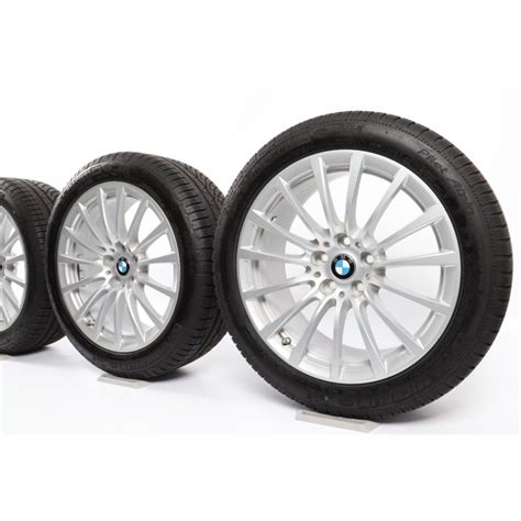 BMW Winter Wheels 5er G30 G31 18 Zoll 619 Vielspeiche RDC Silber