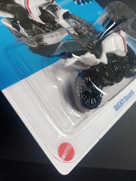 Ducati Desertx Hot Wheels Moto Mini Collection Star White Silk Hkg New For