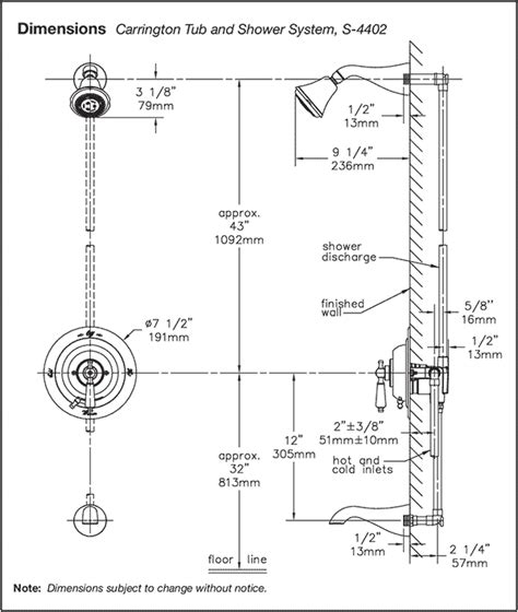 Shower Plumbing Diagram For Rough In