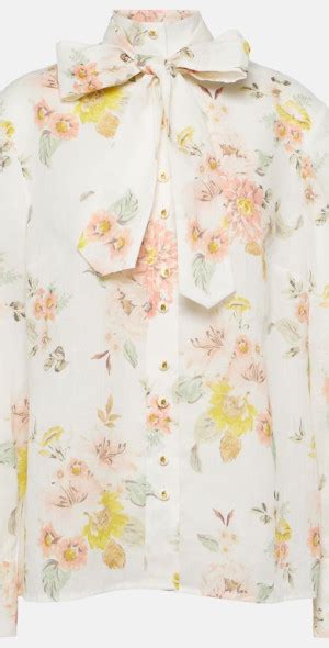 Zimmermann Floral Ramie Blouse