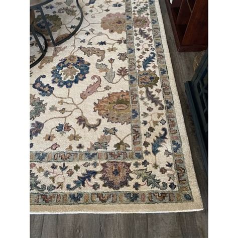 Alexander Home Megan Floral Hand Hooked 100 Wool Area Rug On Sale