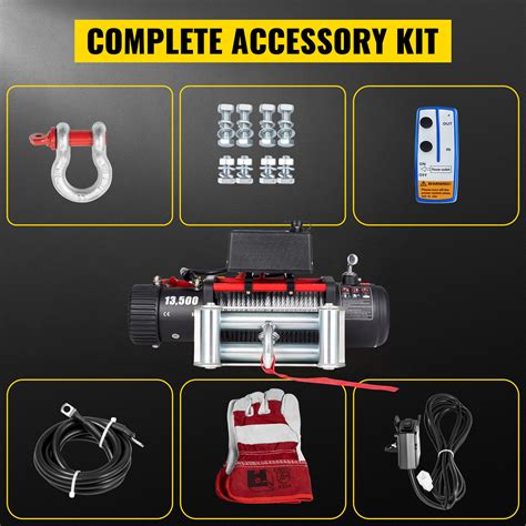 VEVOR Cabestrante Eléctrico 6123 5 kg Cabrestante Eléctrico 12 V de