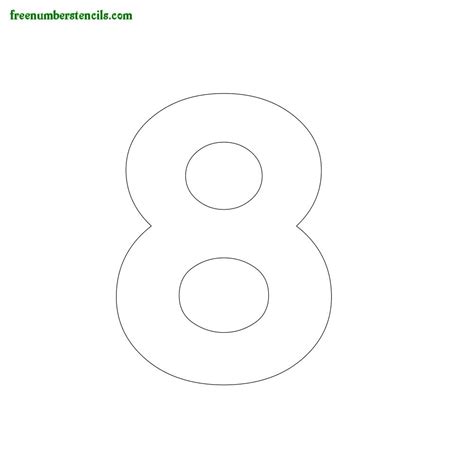 Inch Number Stencils Printable Free Printable Templates