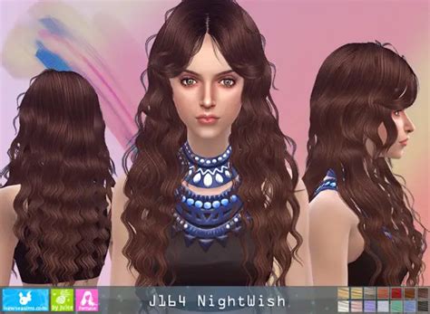 Newsea J Nightwish Hair Sims Hairs