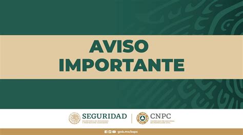 Coordinaci N Nacional De Protecci N Civil On Twitter Aviso