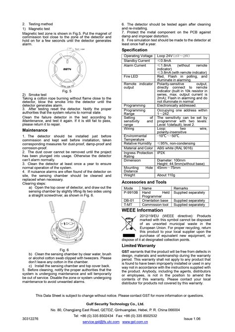 Di E Intelligent Photoelectric Smoke Detector