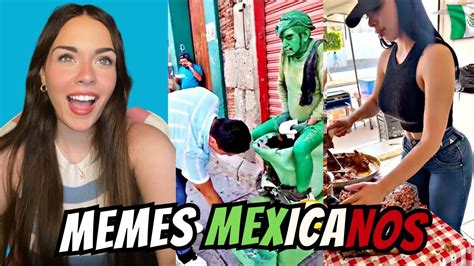 SÍ TE RÍES PIERDES Merce Reacciona a MEMES MEXICANOS YouTube