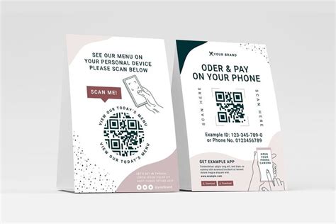 QR Code Flyer Templates Vol 6 Flyer Template Coding Flyer