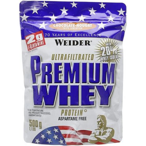 Weider Premium Whey Chocolate Nougat 500g On OnBuy