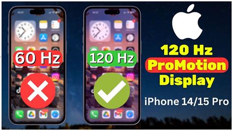 How To Turn Onoff 120hz Pro Motion Refresh Rate Iphone 1415 Pro And 1415 Pro Max Youtube