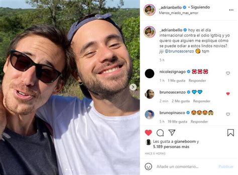 Bruno Ascenzo Dedica Emotivo Mensaje A Su Novio Por El Día Del Orgullo Lgbtiq Foto