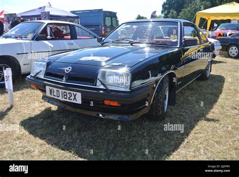 A 1981 Opel Manta SR Berlinetta Parked On Display At The 47th Historic