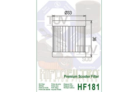 Lfilter Hiflofiltro Hf Aprilia Habana Piaggio Vespa Et