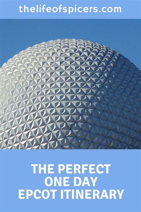 Best Day Epcot Itinerary Artofit