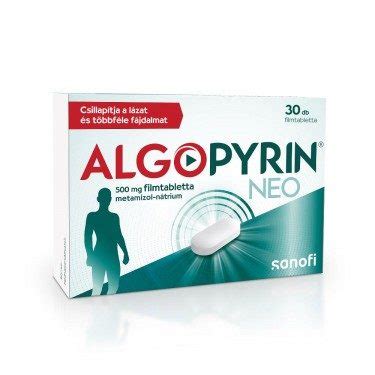 Algopyrin Neo 500 Mg Filmtabletta 30x Mpatika Hu