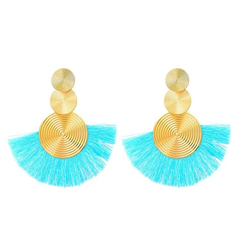 Bkbp Boho Scallop Earrings European And American Border Ethnic