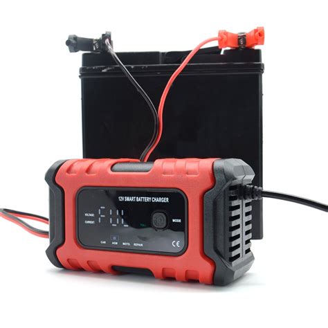 Foxsur Motorcycle Battery Chargers 12v6a Full Automatic Smart Battery