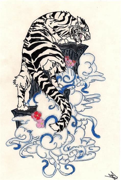 Japanese Tiger Drawing