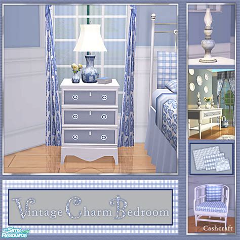 The Sims Resource - Vintage Charm Bedroom - Nightstand Recol