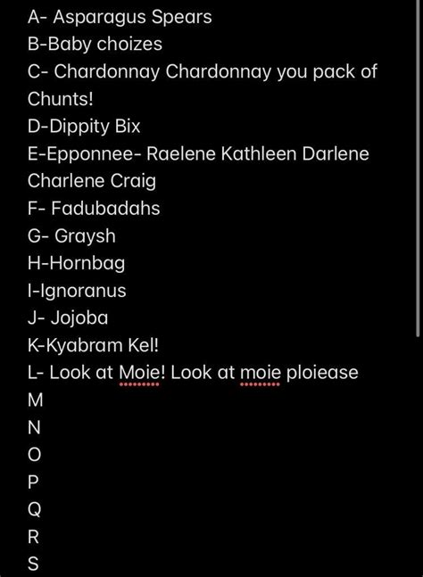 L is For Look at moie! Look at moie please! What is M? : r/KathAndKim