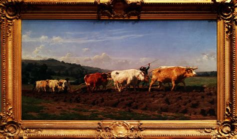 Rosa Bonheur 1822 1899 Ploughing In The Nivernais 1850 Oil On