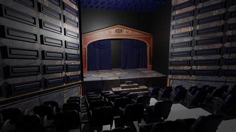 Theater Interior - 3D Model by militarymodels99