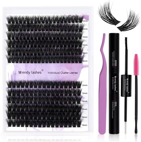 Diy Lash Extension Kit 60d80d Lash Cluster Kit 3d Effect 240 Pcs D Curl 12 16mm