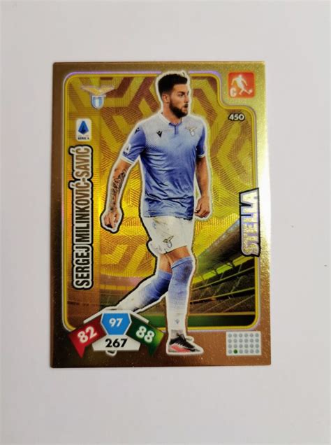 Calciatori Adrenalyn XL 2020 2021 Card STELLA 450 SAVIC Figurine Panini