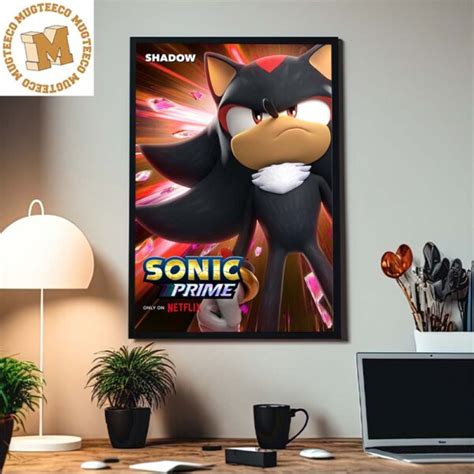 Shadow In Sonic Prime Exclusive Character Home Decor Poster Canvas