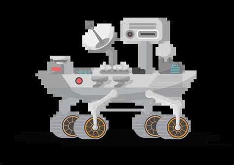 Moon Rover Illustration - Free Download Science & Technology ...