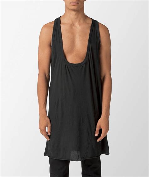 Rick Owens Fog Tank Top En Color Negro Svd