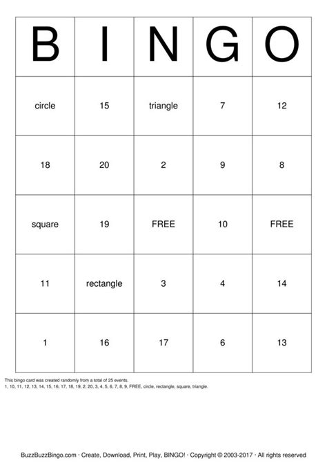 Math Bingo Cards to Download, Print and Customize!