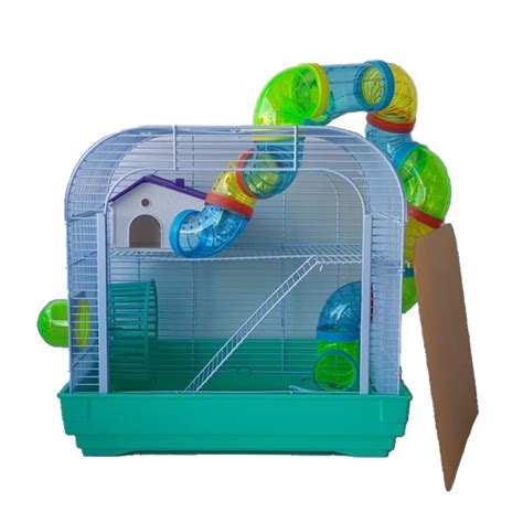 Round Top Hamster Cage with Funky Tubes (39.5 x 29 x 38cm) – Shop Playpens