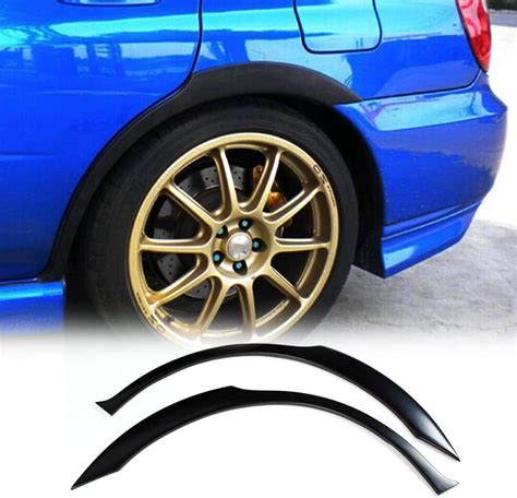 Pu Wide Wheel Arch Molding Fender Flare Kit Fits For Subaru Impreza Wrx