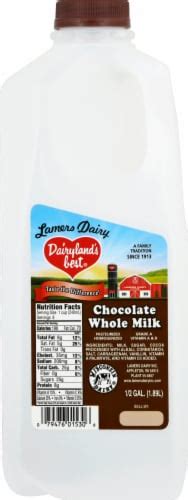 Lamers Dairy Dairyland S Best Chocolate Whole Milk Gal King Soopers