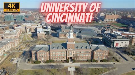 4k Drone Footage The University Of Cincinnati Cincinnati Ohio