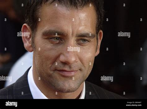 Sin City Uk Premiere Leicester Square Actor Clive Owen Stock Photo