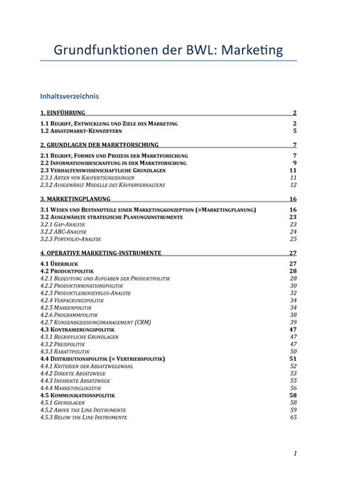 Grundfunktionen Der BWL 2 1 BEGRIFF ENTWICKLUNG UND ZIELE DES